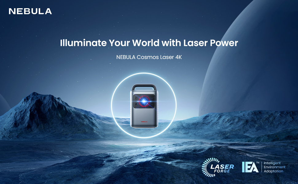 Proiector Portabil Anker Cosmos Laser 4K